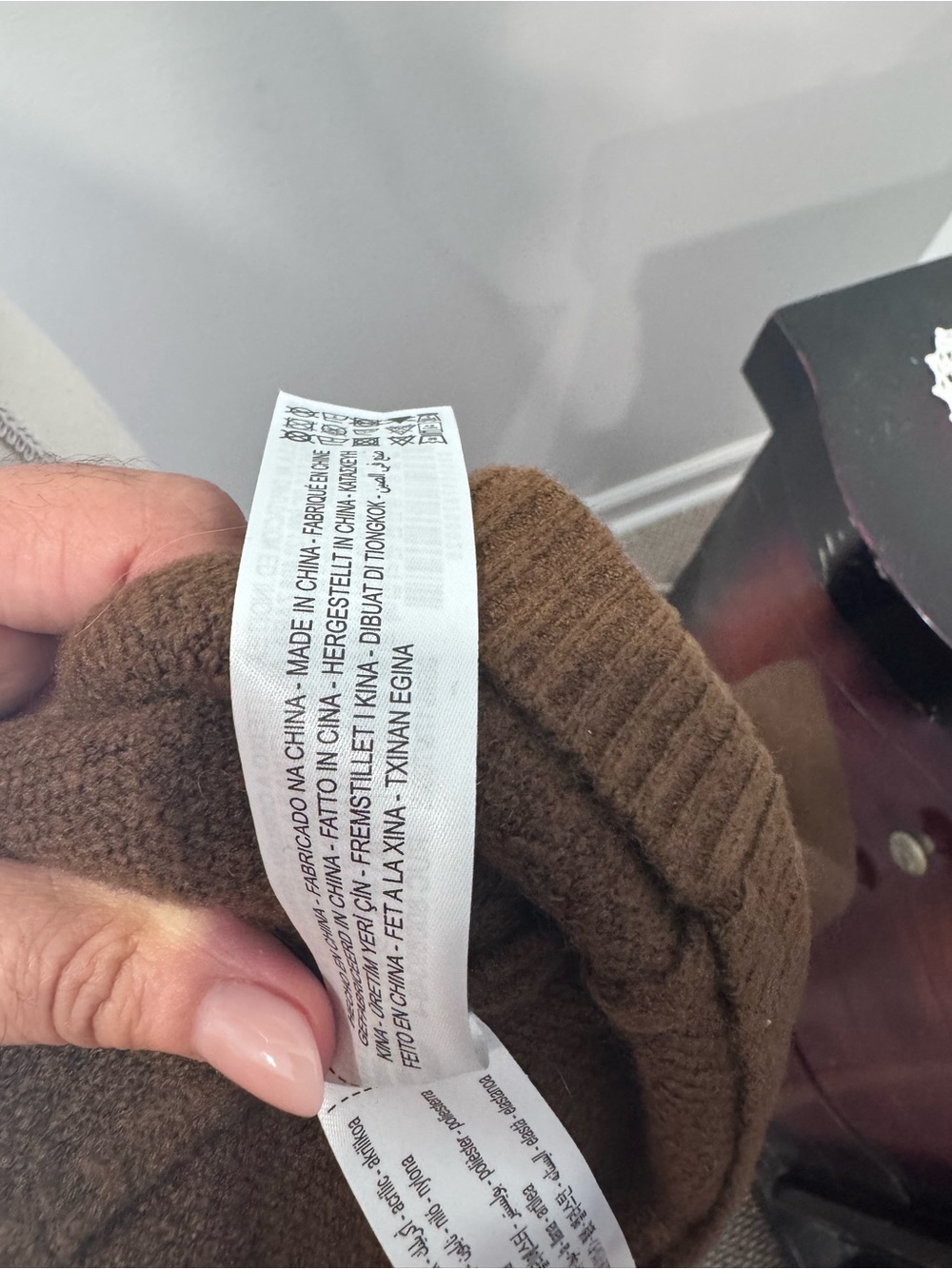 Zara Brown Crewneck Knit Sweater Dress - Picture 6 of 7